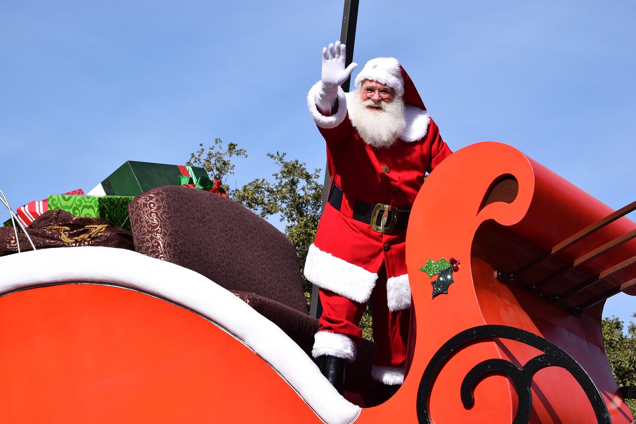 santa, christmas, xmas, claus, holiday, season, parade, santa, santa, santa, santa, santa